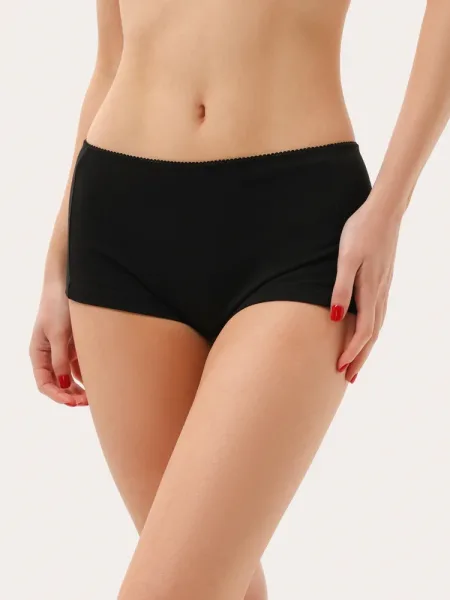 Boxer neri in cotone