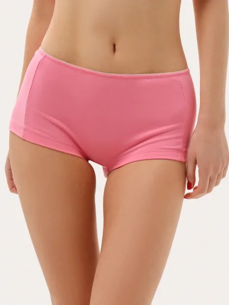 Boxer in cotone rosa