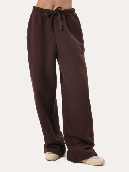 Pantaloni sportivi con coulisse – cioccolato